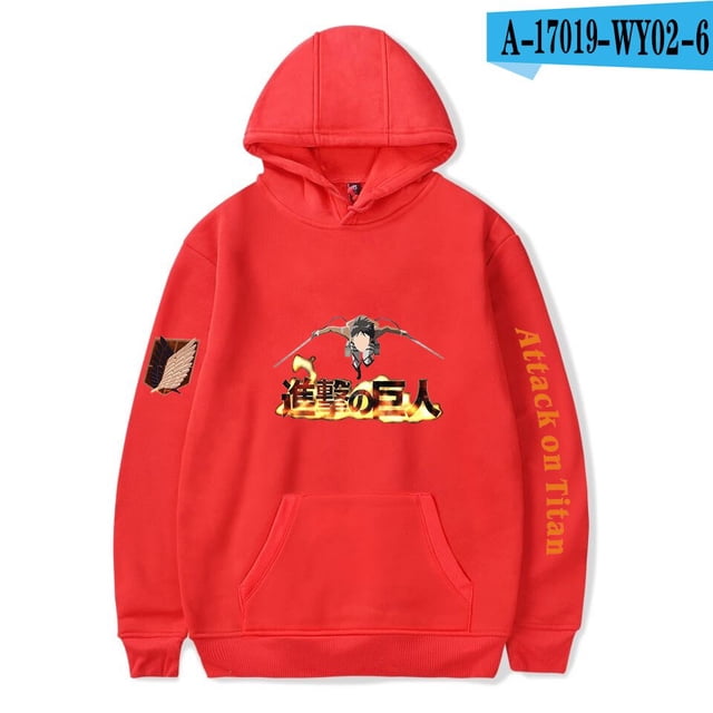 Sudaderas con capucha de Anime Attack on Titan, chaqueta informal para niños y adultos, tallas para niños, jersey de Cosplay de Eren Jager, Jersey Unisex6Niños 100 Deng Xun unisex