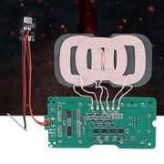 Tebru Wireless Charging Module, Wireless Charging Transmitter, DIY QI Standard 3 Coil Wireless Charging Transmitter Module Circuit Board Coil Charger