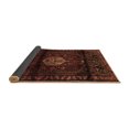 thumbnail image 2 of Ahgly Company Indoor Square Persian Brown Traditional Area Rugs, 7' Square, 2 of 4
