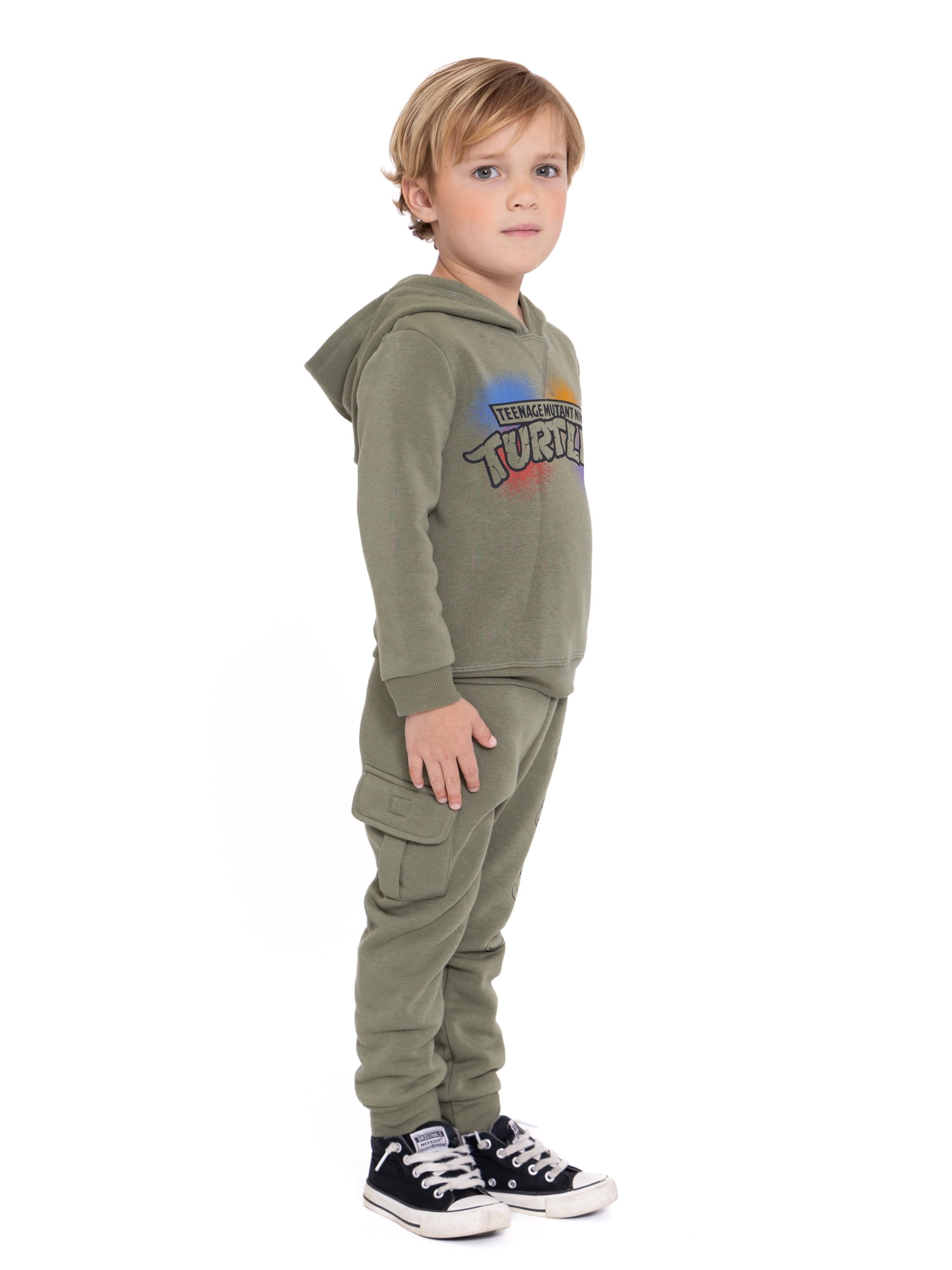 Teenage Mutant Ninja Turtles Toddler Boy Hoodie and Joggers Set, Sizes 12M-5T