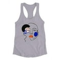 thumbnail image 3 of Line Art Woman Face Racerback Tank Women -Image by Shutterstock, Female Small, 3 of 4