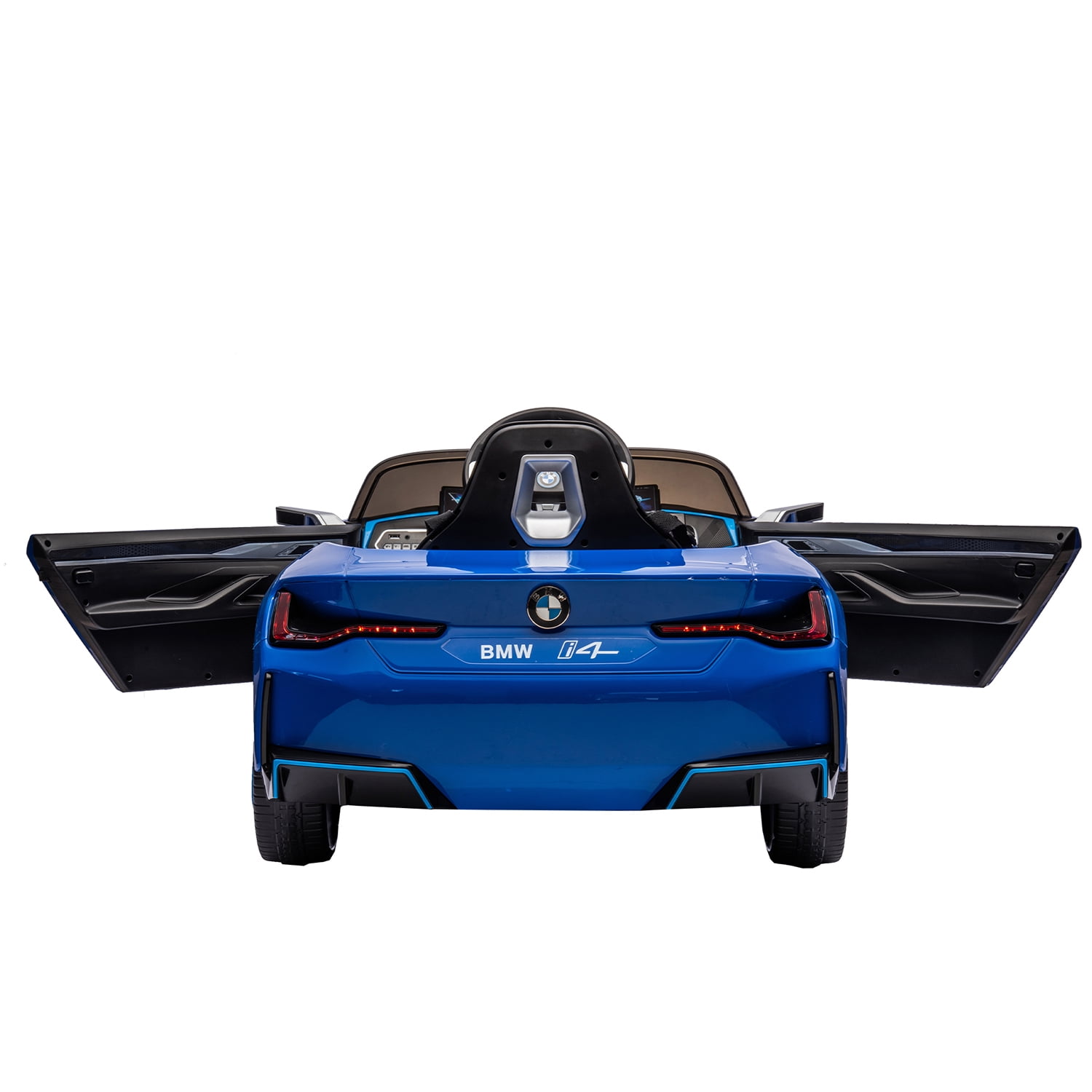 CIPACHO 12v Kids Ride On Car with 2.4G Parents Remote Control, Licensed BMW I4, Electric Car for Kids, 3 Speed Adjustable, Blue