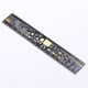 thumbnail image 5 of Billuyoard Regla de PCB a prueba de agua, accesorio de referencia de escala transparente, reglas de medición prácticas chapadas en oro para ingeniero Conjuntos de muebles de dormitorio tipo 3 Billuyoard HA024643-03, 5 of 6
