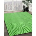 thumbnail image 3 of Ahgly Company Machine Washable Indoor Rectangle Transitional Emerald Green Area Rugs, 7' x 10', 3 of 7