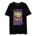 thumbnail image 3 of SpongeBob SquarePants T-Shirt Noir à Manches Courtes pour Hommes, 3 of 7