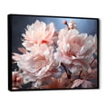 thumbnail image 2 of Designart "Delightful Pink Peony Garden I" Peonies Floater Framed Wall Art Prints, 2 of 5