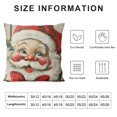 thumbnail image 5 of SHANXI Christmas Pillow Covers , Black Striped Decorative Throw Pillow Cases Outdoor Winter Cushion Covers Holiday Sofa Couch Bed Decor 24x24in, 5 of 5