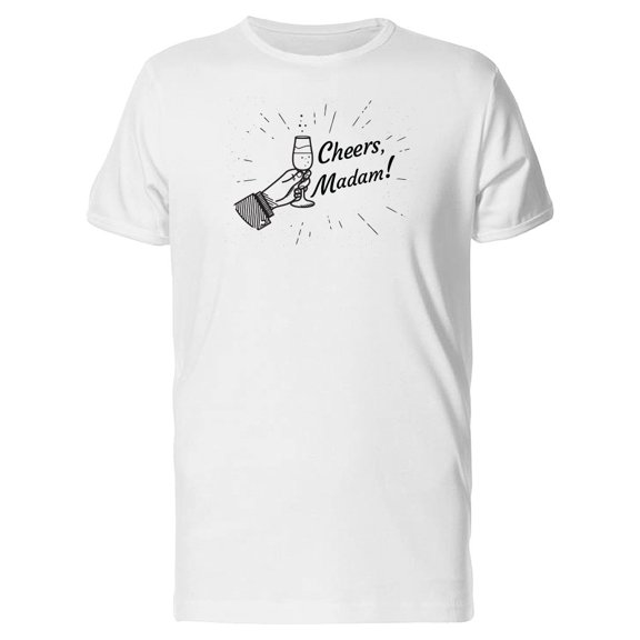 Hand With A Glass Of Champagne Tee Men's -Image by Shutterstock