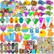 thumbnail image 1 of Mivanlin 118 Piezas Favores De Fiesta Para Niños 4-8-12 Pop Fidget Toys Caja Del Tesoro Juguetes Para Premios En El Aula Relleno De Piñata Bolsa De Regalos Rellenos Cofre Del Tesoro Caja De Premios Ju, 1 of 6