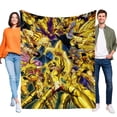 thumbnail image 1 of Santos de Oro anti-pilling, suave, ligera, esponjosa y acogedora de lujo para hogar y cocina – Perfecta para niños y adultos,100X80cm, 1 of 6