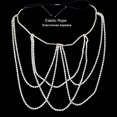 thumbnail image 2 of Bangcool Thigh Chain Rhinestone Multilayer Fashion Elastic Leg Jewelry Leg Chain for Lady, 2 of 6