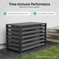 thumbnail image 6 of Miumaeov Air Conditioner Fence Screen AC Covers-Hide Outdoor Air Conditioner Outdoor Trash Can Pool Equipment Enclosure Panels, 6 of 12