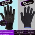 thumbnail image 4 of Guantes Térmicos para Peinar el Cabello, Guantes Profesionales de Silicona a Prueba de Calor con Pinzas para el Cabello y Peine para Rizar Varita Plancha, Tamaño Universal, 4 of 5