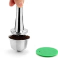 thumbnail image 5 of Quroko 304 Stainless Steel Coffee Capsule Powder Tamper, Silver Coffee Capsule Powder Press for Illy Capsules Coffee (Model B), 5 of 7