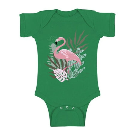 

Awkward Styles Floral Flamingo Baby Bodysuit Short Sleeve Pink Flamingo Romper for Boys Summer One Piece for Girls Pink Flamingo Romper for Children Flamingo Gifts for Little One Summer Clothing