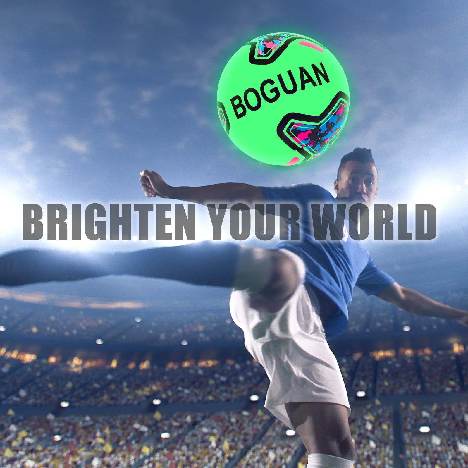 Glow in The Dark Soccer Ball Official Size 4