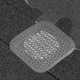 TUMALL Floor Drain Mat Shower Drain Cover Multipurpose Flexible
