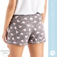 thumbnail image 4 of Hello Mello Daydream Soft Pajama Lounge Shorts Bottoms, Sip Sip Hooray Large/X-Large (Women's), 4 of 10