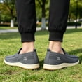 thumbnail image 5 of BERANMEY Mens Mesh Casual Sneakers Shoes Lightweight Slip on Walking Shoes Loafers for Men with Arch Support Comfort Wide Width Loafers, 5 of 9