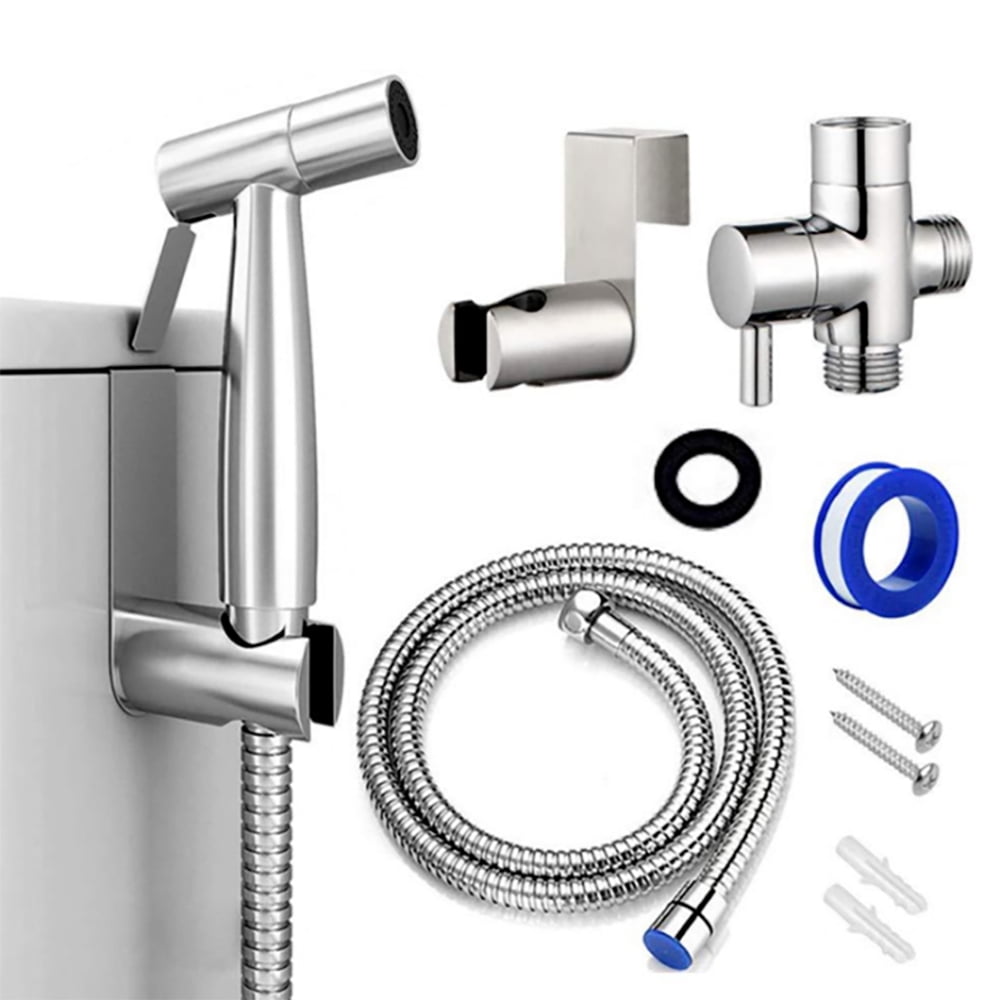 Toilet Shattaf Sprayer Bider Set Shower Head Sprinkler Bathroom Handheld Parts