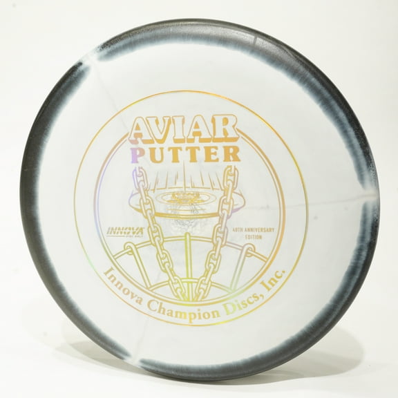 Innova 40th Anniversary Halo Nexus Aviar Disc Golf Putter & Approach Disc, Pick Color/Weight [Stamp & Exact Color May Vary] Black 170-172 grams