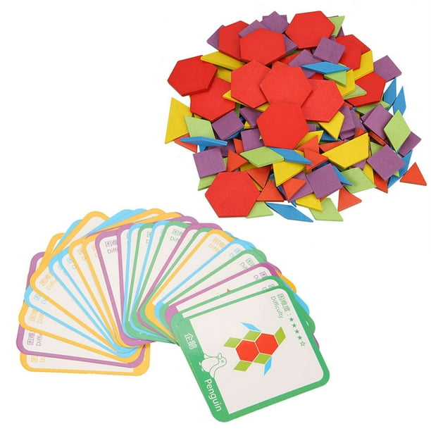Tablero de Rompecabezas de Madera NikouMX Colorido para Niños