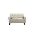 thumbnail image 4 of US Pride Furniture Mcnaboe 54.53'' Linen Flared Arm Loveseat, Beige, 4 of 5