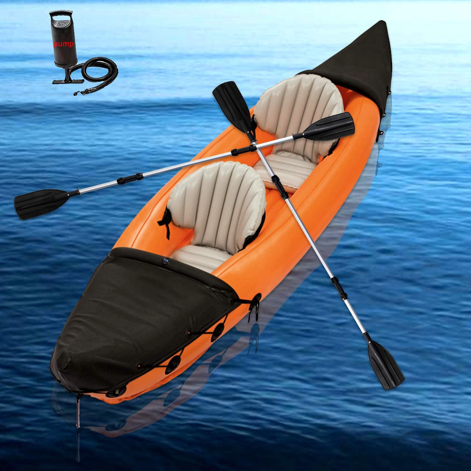 Kayak Canoe Boat Seat Cushion Comfortable Waterproof Fishing Green Air PVC Inflatable Boat Seat Cushion for Camping Fishing Rowing Kayak Inflatable Seat