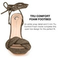 thumbnail image 2 of Journee Collection Womens Edelie Tru Comfort Foam Open Toe High Stiletto Pumps, 2 of 6