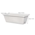 thumbnail image 2 of LOLIPPYY 1Set Rectangular Vegetable Planter Light Grey Resin Planter Pots for Garden Enthusiasts, 2 of 8