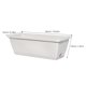 thumbnail image 2 of unbranded 1Ud Thickened Resin Flowerpot Light Grey for Balcony Vegetables with Air Permeability, 2 of 8