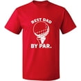 thumbnail image 2 of OXI T-Shirt - Best Dad By Par, Basic Casual T-Shirt for Men's and Women Fleece T-Shirt Short Sleeve - Royal Blue 2X-Large, 2 of 3