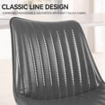 thumbnail image 4 of SUDICA Grey PU Leather Dining Chairs Set of 2, Upholstered Chairs with Metal Legs for Dining Room, 4 of 7