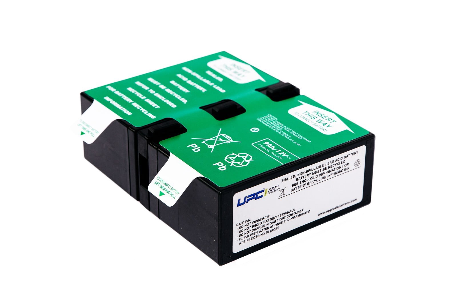 Powerwarehouse RBC46 compatible battery for APC BE500 12V 5.5Ah