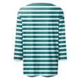 thumbnail image 4 of Long Sleeve Shirts For Women New Shoulder Seven Quarter Sleeve T Shirt Summer Top Womens Long Sleeve Tops, 4 of 5