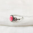 thumbnail image 3 of Natural Pink Opal Ring, Pink Opal Gemstone Ring, Tiny Bohemian Ring, 925 Sterling Silver, Designer Womens Ring, Christmas Thanksgiving, Handmade Statement Jewelry, Natural Pink Opal, 3 of 8