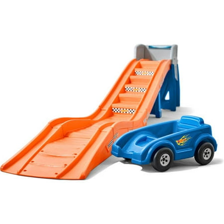 Step2 Hot Wheels Extreme Thrill Coaster Kids Roller Coaster Ride On Toy