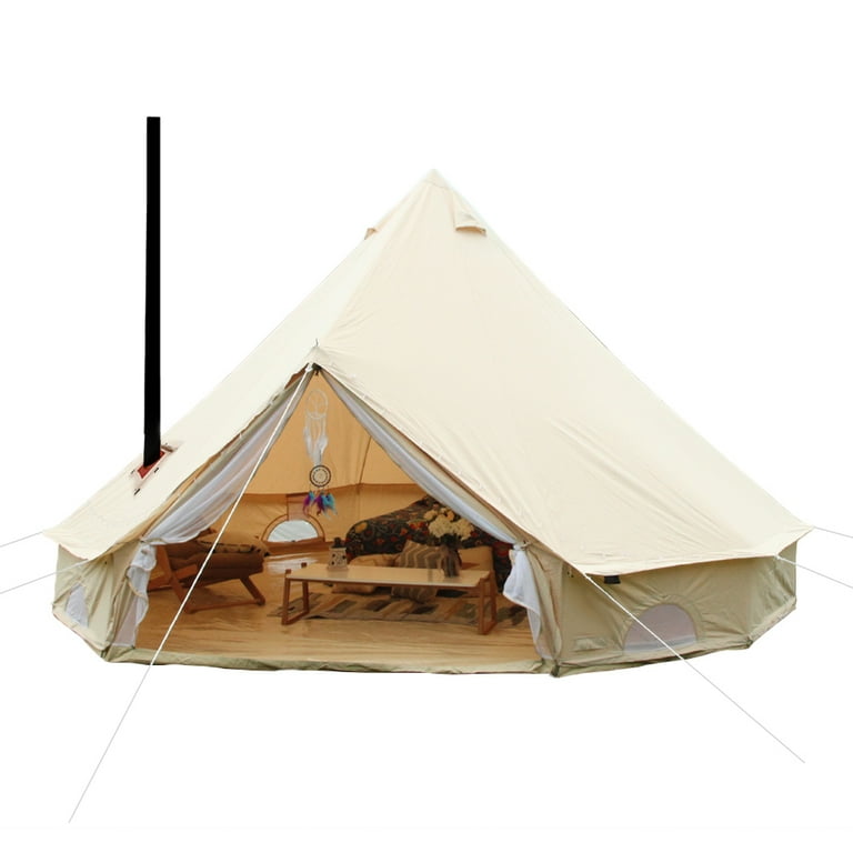 Safari Camping 3meter bell tent ベルテント Amazon.com : Latourreg 4M Bell Tent - Luxury Cotton Canvas