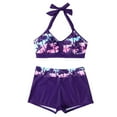 thumbnail image 4 of QUNYINEY Bikinis Swimming Suits for Women Hawaiian Standard Straps Bathing Suit High Waisted Two Piece Swimsuit Sets, 4 of 5