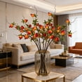 thumbnail image 2 of HuiXinOu Artificial Persimmon And Pomegranate Fruit Branches Garden-Style Decorative Branches For Living Room Window Displays Weddings And Shooting Props, 2 of 7
