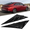 thumbnail image 4 of Air Vent Side Blinds, Side Window Louver Cover Glossy Black Sporty Style Scratch Protection Exquisite  For Car, 4 of 8