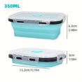 thumbnail image 1 of 1/4pcs Collapsible Silicone Food Storage Container Stackable, Space Saving, Microwaveable, Freezer, Dishwasher Safe, BPA Free, Foldable Leftover Or Meal Prep Lunch Box Containers, Kitchen Accessories, 1 of 5