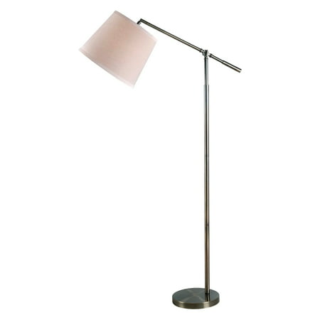Tilt Floor Lamp with Brass Finish