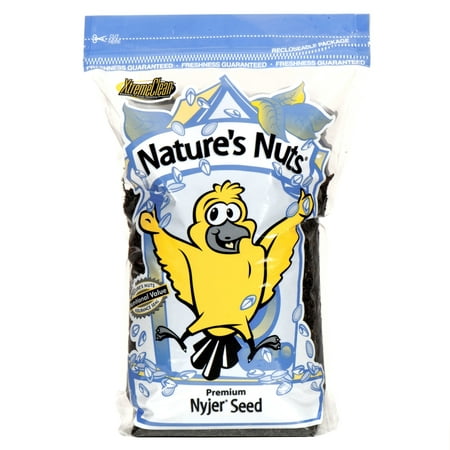 Nature's Nuts Premium Assorted Species Nyjer Seed Wild Bird Food 25 lb