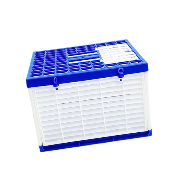 Jaula plegable para palomas, transportador de aves, práctica con asa, competición de adiestramiento y suelta para granjas domésticas, interiores y gar L