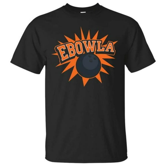 EBOWLA Bowling T-Shirt- Black Unisex XXX-Large