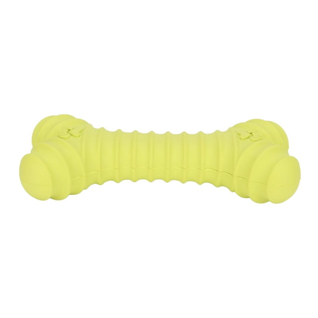 Dog Chewing Toy, Safe Fun Playing Comfortable Dogs Teething Bone For Family Green,Orange