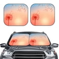 thumbnail image 2 of Gaeub The Sunset of Dandelion Foldable Auto Sun Blocker Visor, Sunshade for Car Front Window, Keeps Your Vehicle Cool - Small, 2 of 7