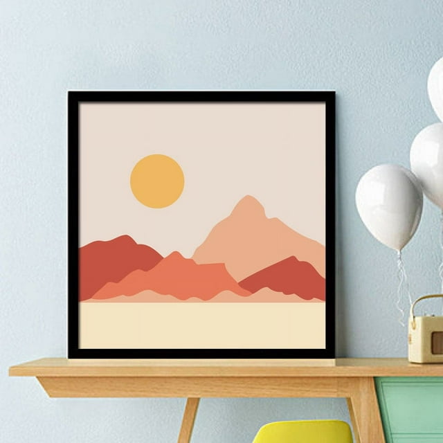 Children Digital Oil Painting Digital Oil Painting Hand Painting Diy Number Painting Number Painting DIY Paint Tropical Scenery Pattern Acrylic Paint Children Digital Oil Painting