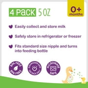 Parent's Choice Milk Storage Containers, 0 Months+, 5 fl oz, 4 Pack